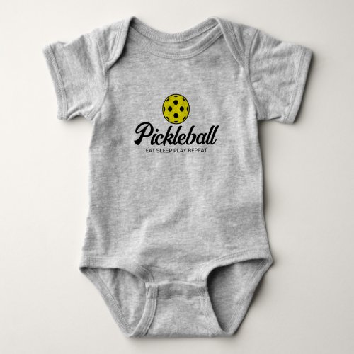 Cute pickleball jumpsuit for new baby baby bodysuit