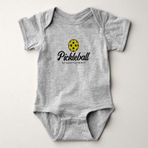 Cute pickleball jumpsuit for new baby bodysuit