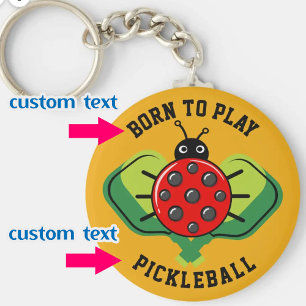 🐞Cute pickleball ladybug Keychain