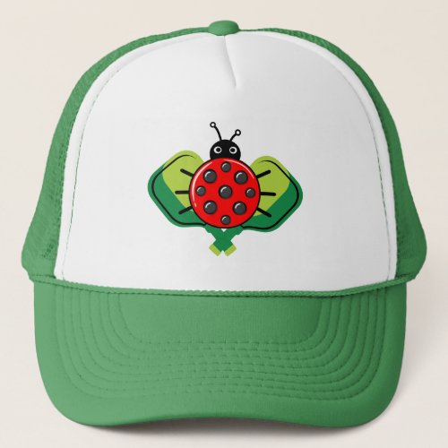 Cute pickleball ladybug  Trucker Hat