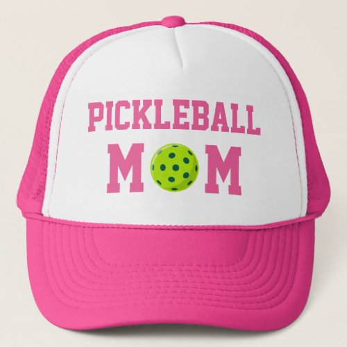Cute Pickleball Mom Trucker Hat