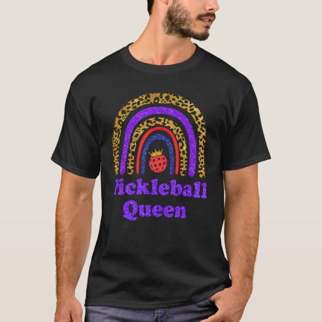 Cute Pickleball Queen For Women I Love Pickleball  T-Shirt (Front)