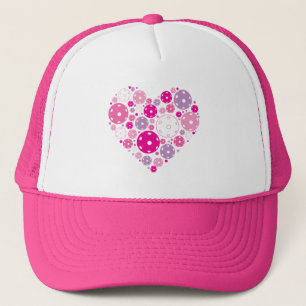 Cute Pickleball 💘 Valentine's  Trucker Hat