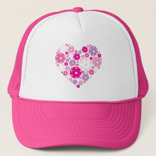 Cute Pickleball  Valentines  Trucker Hat