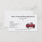 Cute Pickup Cycle Business Card (Front/Back)