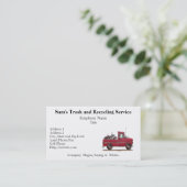 Cute Pickup Cycle Business Card (Standing Front)
