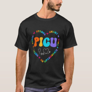 Cute PICU Nurse Appreciation Nursing T-Shirt