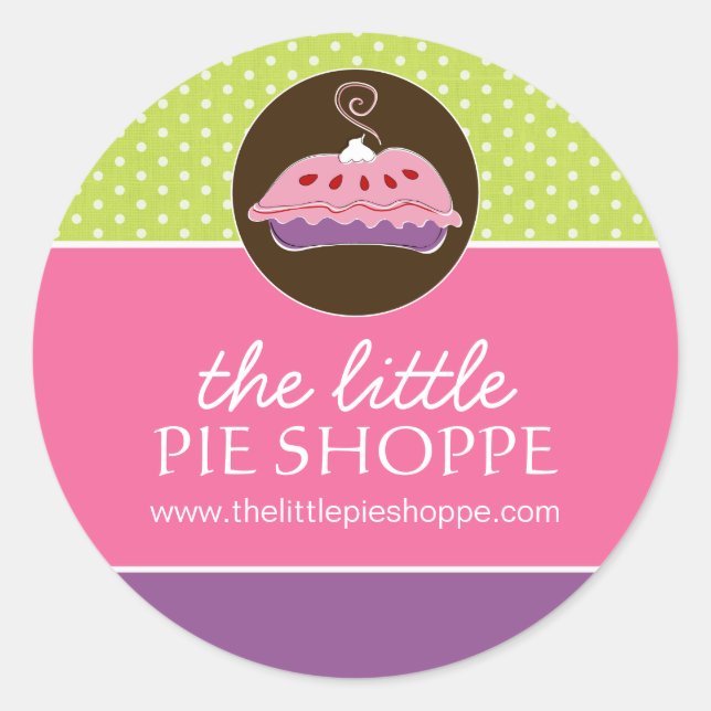 Cute Pie Box Stickers (Front)