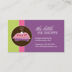Cute Pie Business Cards