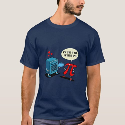 Cute Pie Day Pie Baking Math toon Lovers Relations T_Shirt