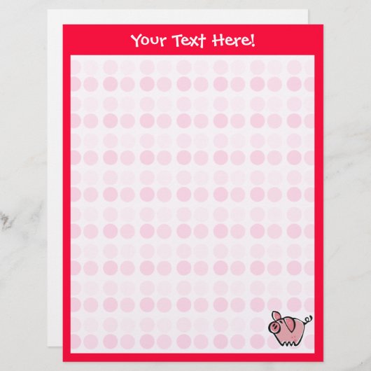 Cute Pig (Front/Back)