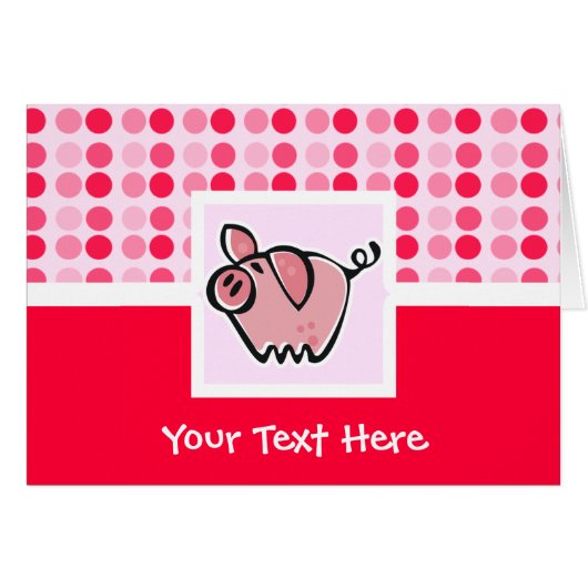 Cute Pig (Front Horizontal)