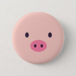 Cute Pig Buttons at Zazzle