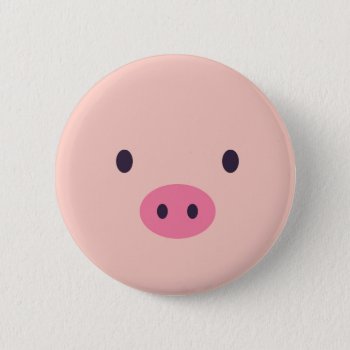Cute Pig Buttons by BasicLifestyle at Zazzle