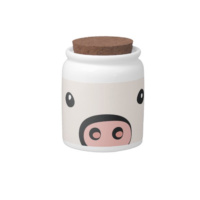 Cute Pig Candy Jar (Front)