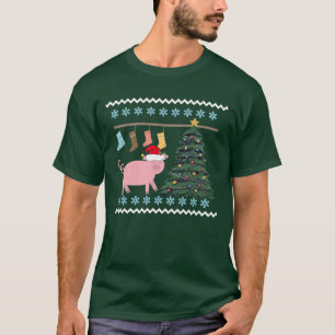 Cute Pig Christmas T-Shirt