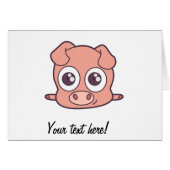 Cute pig clipart (Front Horizontal)