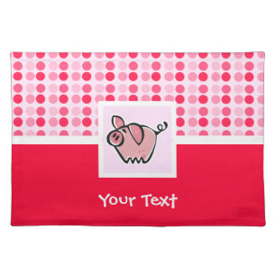 Cute Pig Cloth Placemat