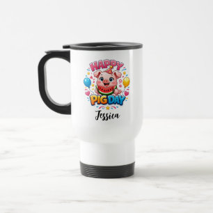 Cute Pig Day Mug – Adorable Pig Lover