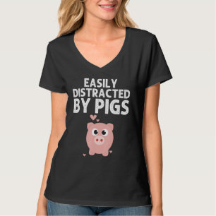Cute Pig Designs For Men Women   Farming Animal Pi T-Shirt