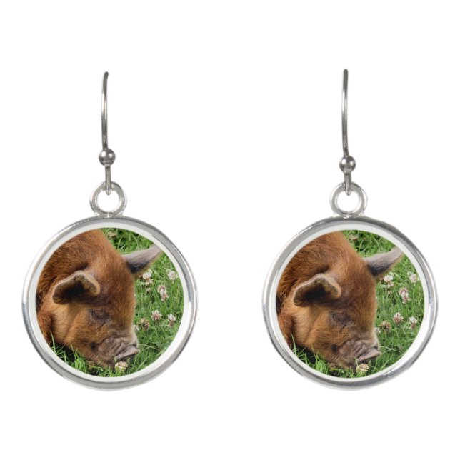 CUTE PIG EARRINGS (Front)