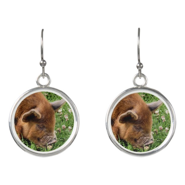 CUTE PIG  EARRINGS (Front)