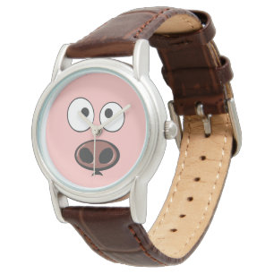 Cute Pig Face Watch