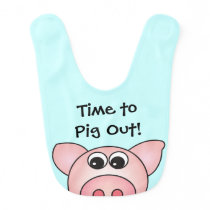 Cute Pig Farm Animal Baby Bib