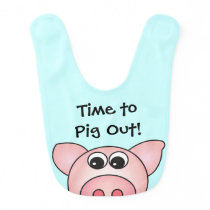 Cute Pig Farm Animal Baby Bib Cute Pig Farm Animal Baby Bib