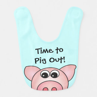 Cute Pig Farm Animal Baby Bib