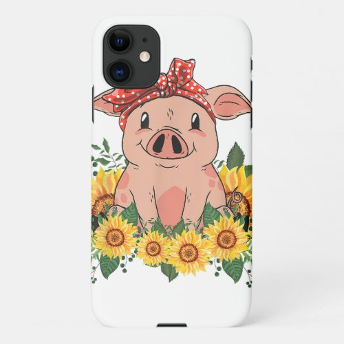 Cute Pig Funny Cartoon Phone Case For iPhone
