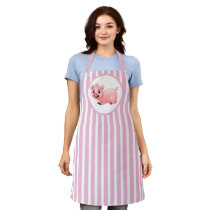 cute pig lovers kitchen apron
