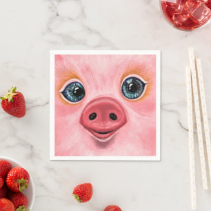 Cute Pig Napkins