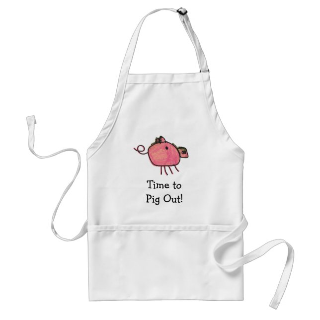 Cute Pig Out Apron (Front)