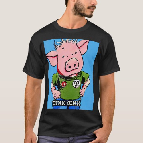 Cute Pig Piggie Oink Oink 14 T_Shirt