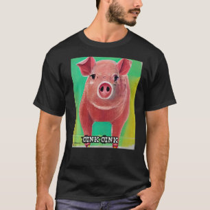 Cute Pig Piggie Oink Oink 32 T-Shirt