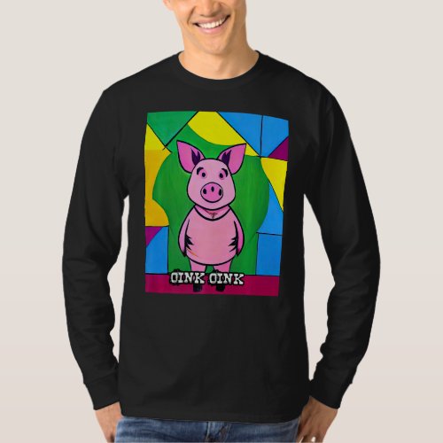 Cute Pig Piggie Oink Oink  43 T_Shirt