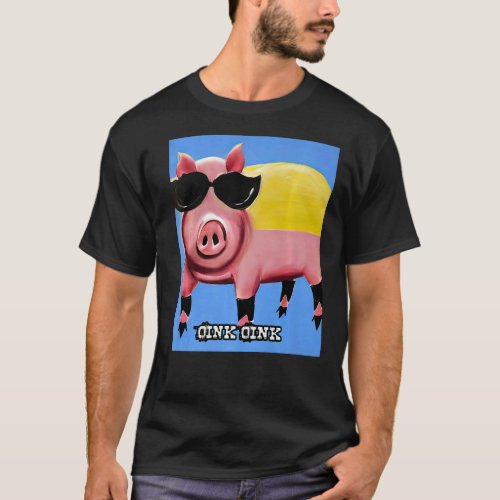 Cute Pig Piggie Oink Oink  45 T_Shirt