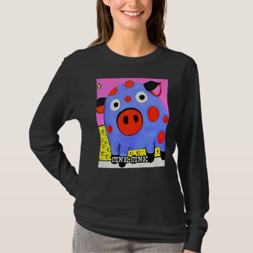 Cute Pig Piggie Oink Oink  4 T_Shirt