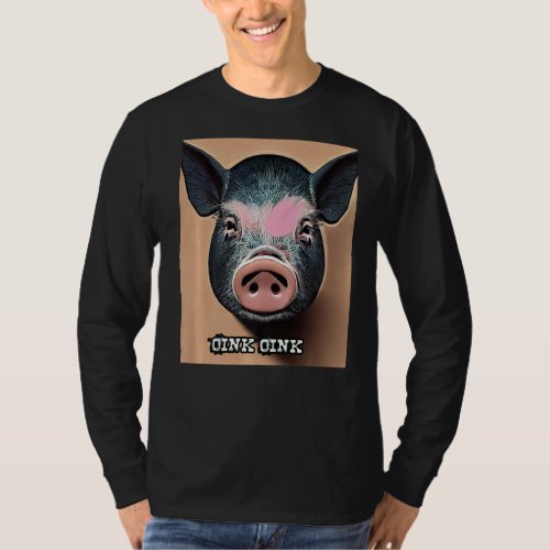 Cute Pig Piggie Oink Oink  53 T_Shirt
