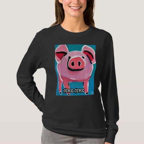 Cute Pig Piggie Oink Oink  59 T_Shirt