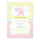 Cute Piggy Baby Shower For Girl Invitation | Zazzle.com
