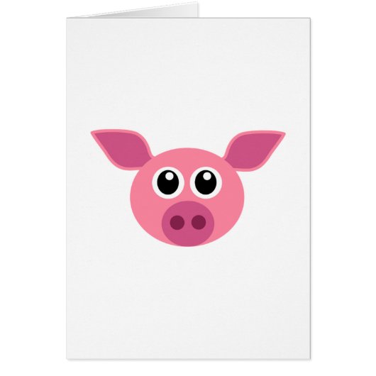 Cute Pig Piglet Cards (Front)