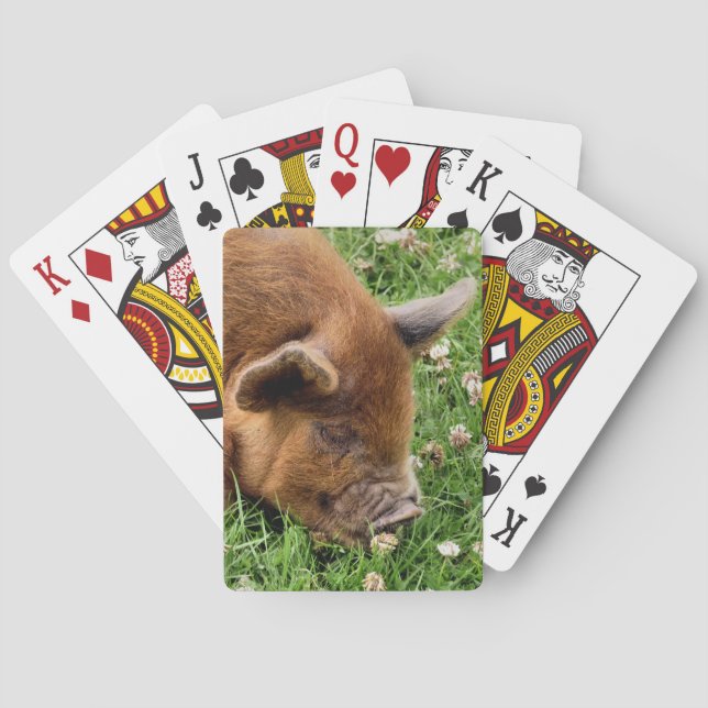 CUTE PIG  POKER CARDS (Back)