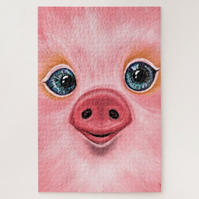 Cute Pig Puzzle (Vertical)