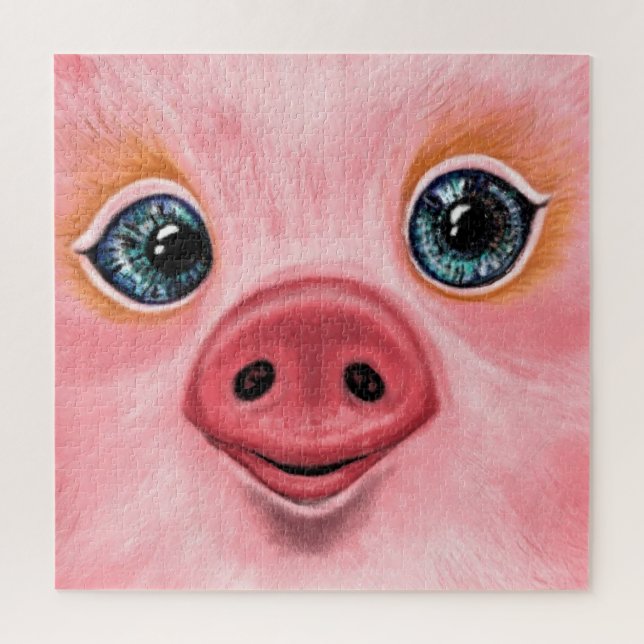 Cute Pig Puzzle (Vertical)