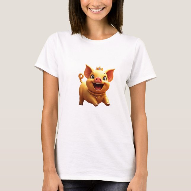 cute Pig T-shirts (Front)