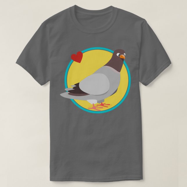 Cute pigeon 19 T-Shirt (Design Front)