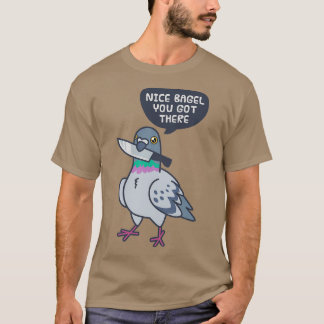 Cute Pigeon With A Knife Classic TShirt