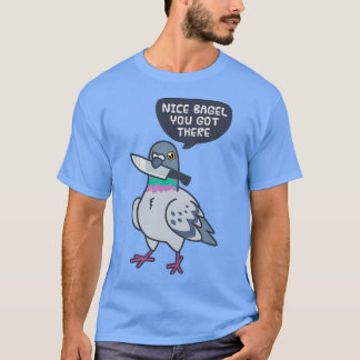 Cute Pigeon With A Knife T-Shirt